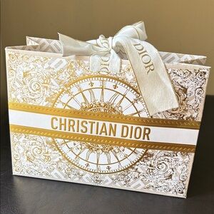 Dior Gold and Cream Designer Bag